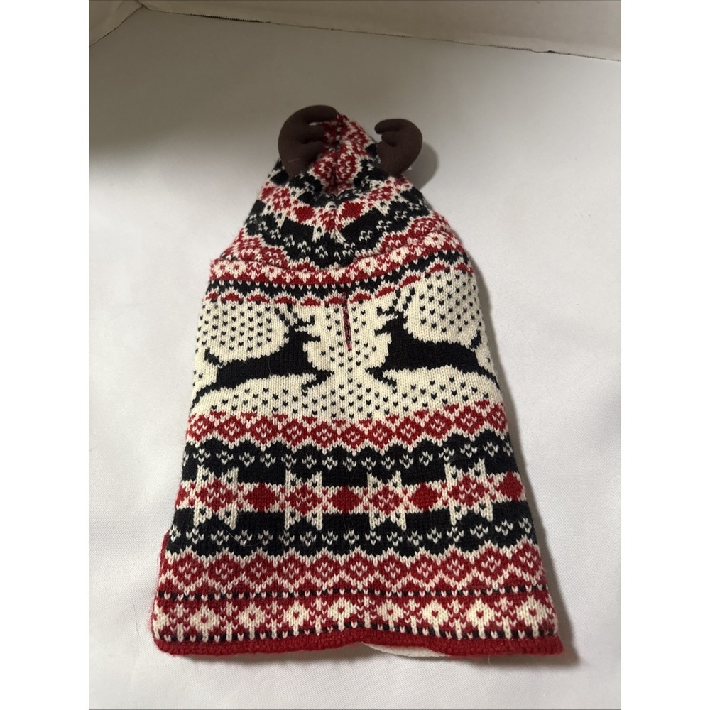 Christmas Reindeer Dog Sweater Costume Size Can